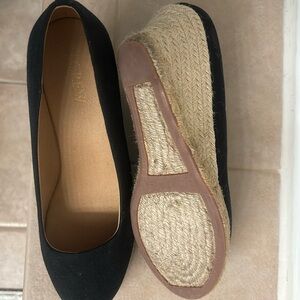 Women’s JCrew 8.5 black espadrilles